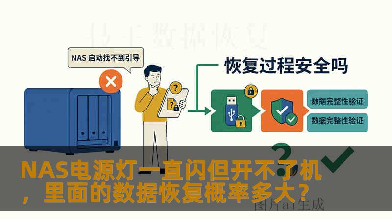 NAS电源灯一直闪但开不了机，里面的数据恢复概率多大？