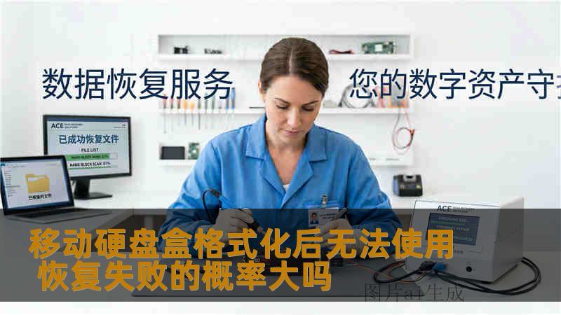 移动硬盘盒格式化后无法使用 恢复失败的概率大吗
