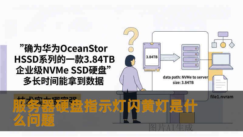 服务器硬盘指示灯闪黄灯是什么问题