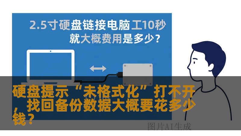 硬盘提示“未格式化”打不开，找回备份数据大概要花多少钱？