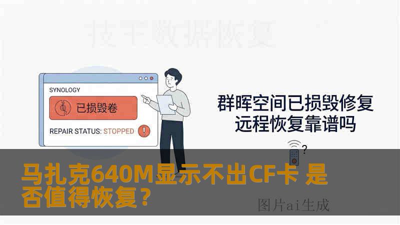 马扎克640M显示不出CF卡 是否值得恢复？