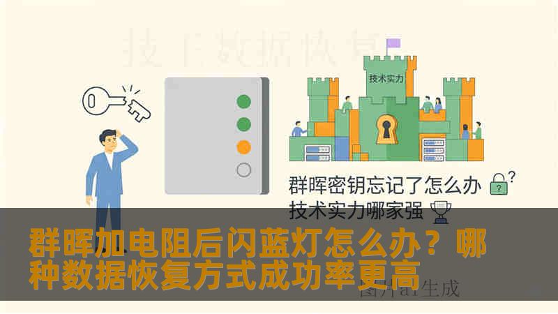 群晖加电阻后闪蓝灯怎么办？哪种数据恢复方式成功率更高