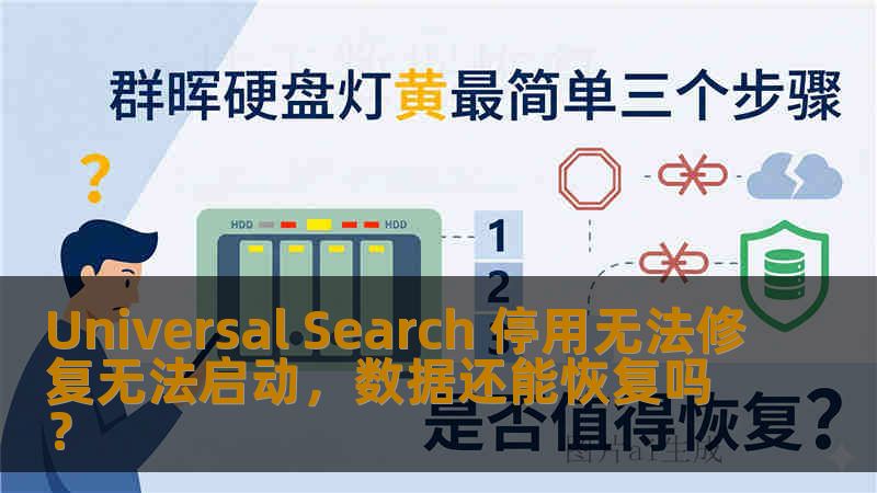 Universal Search 停用无法修复无法启动，数据还能恢复吗？