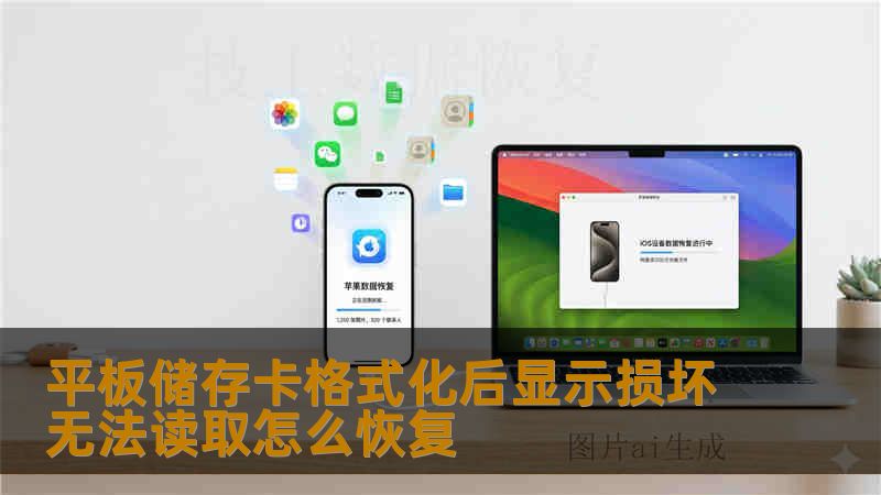 平板储存卡格式化后显示损坏无法读取怎么恢复