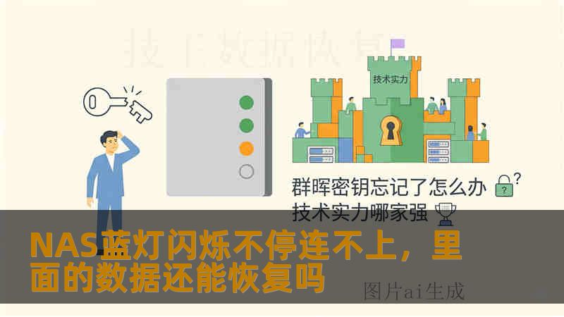 NAS蓝灯闪烁不停连不上，里面的数据还能恢复吗