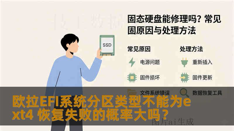 欧拉EFI系统分区类型不能为ext4 恢复失败的概率大吗？