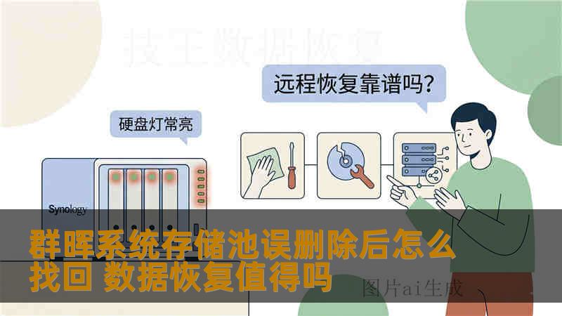 群晖系统存储池误删除后怎么找回 数据恢复值得吗