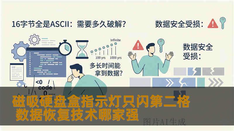 磁吸硬盘盒指示灯只闪第二格 数据恢复技术哪家强