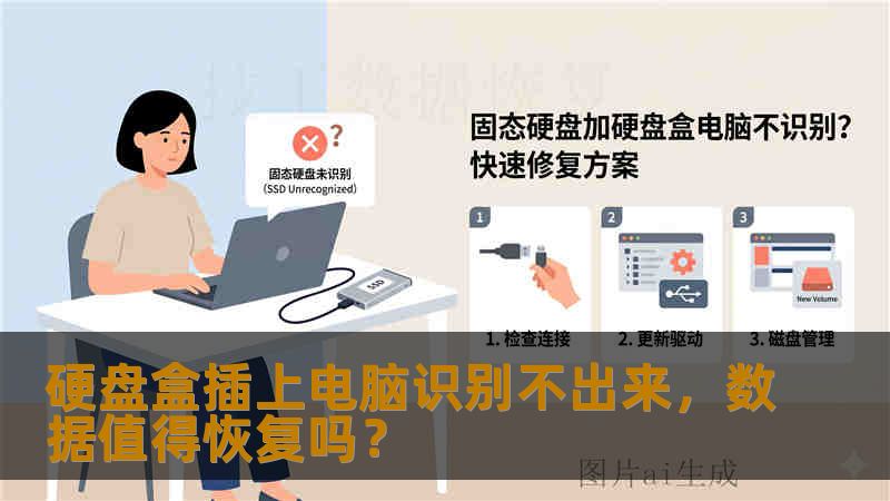 硬盘盒插上电脑识别不出来，数据值得恢复吗？