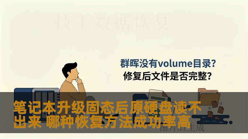 笔记本升级固态后原硬盘读不出来 哪种恢复方法成功率高