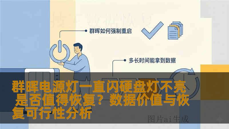 群晖电源灯一直闪硬盘灯不亮 是否值得恢复?数据价值与恢复可行性分析 群晖电源灯一直闪硬盘灯不亮 是否值得恢复?数据价值与恢复可行性分析