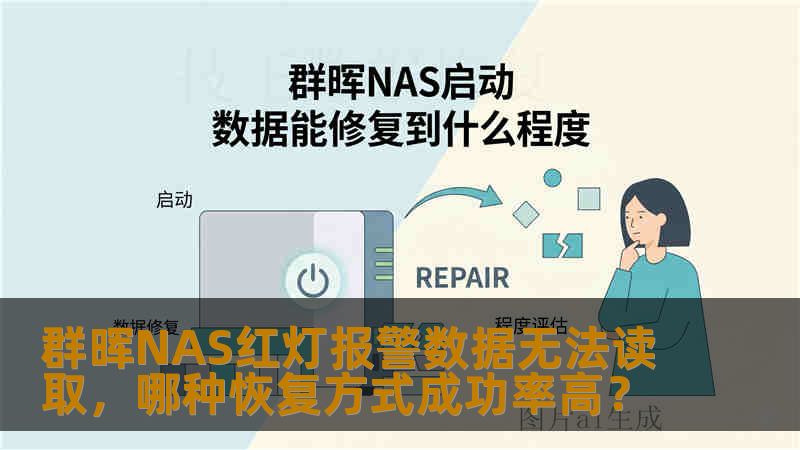 群晖NAS红灯报警数据无法读取，哪种恢复方式成功率高？