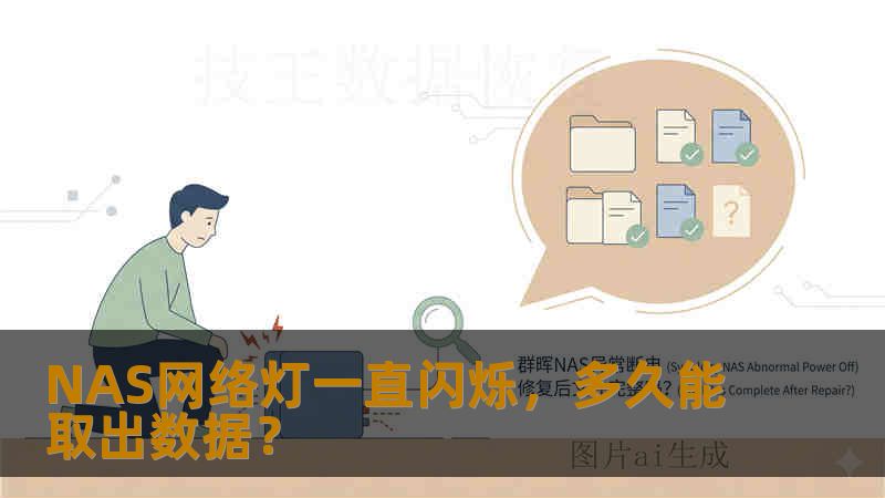 NAS网络灯一直闪烁,多久能取出数据? NAS网络灯一直闪烁,多久能取出数据?