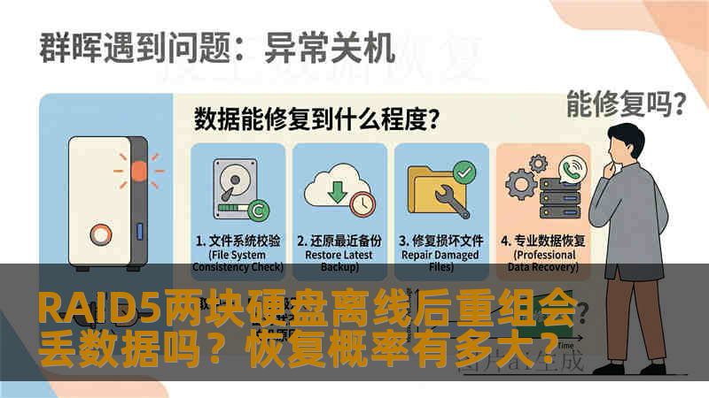 RAID5两块硬盘离线后重组会丢数据吗?恢复概率有多大? RAID5两块硬盘离线后重组会丢数据吗?恢复概率有多大?