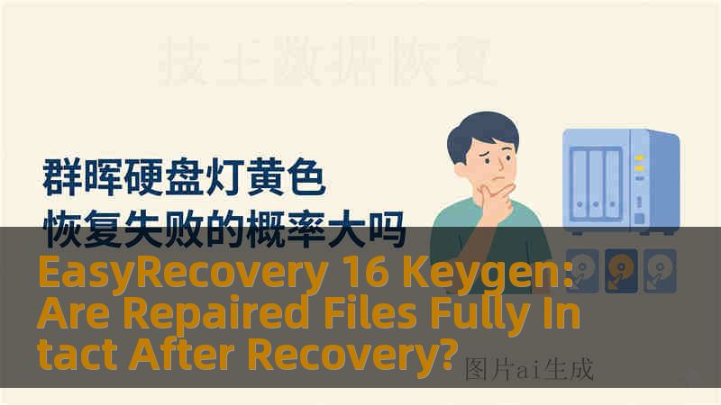 EasyRecovery 16 Keygen: Are Repaired Files Fully Intact After Recovery? EasyRecovery 16 Keygen: Are Repaired Files Fully Intact After Recovery?
