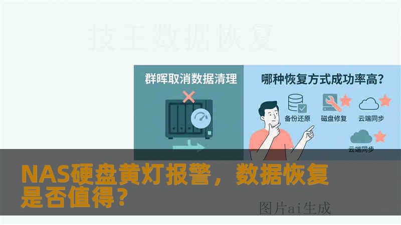 NAS硬盘黄灯报警，数据恢复是否值得？