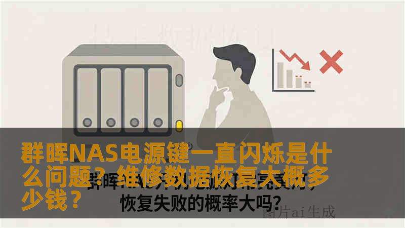 群晖NAS电源键一直闪烁是什么问题？维修数据恢复大概多少钱？