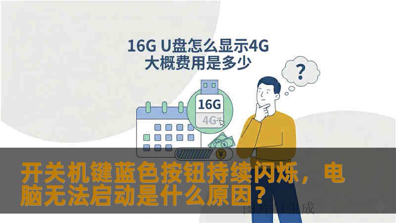 开关机键蓝色按钮持续闪烁,电脑无法启动是什么原因? 开关机键蓝色按钮持续闪烁,电脑无法启动是什么原因?