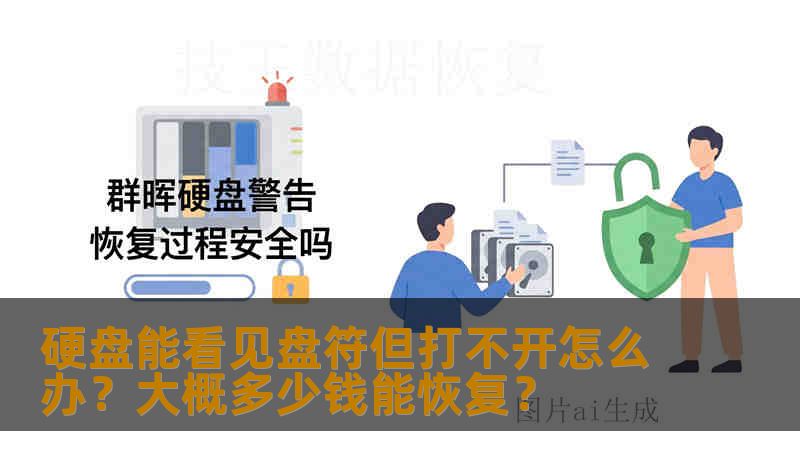 硬盘能看见盘符但打不开怎么办？大概多少钱能恢复？