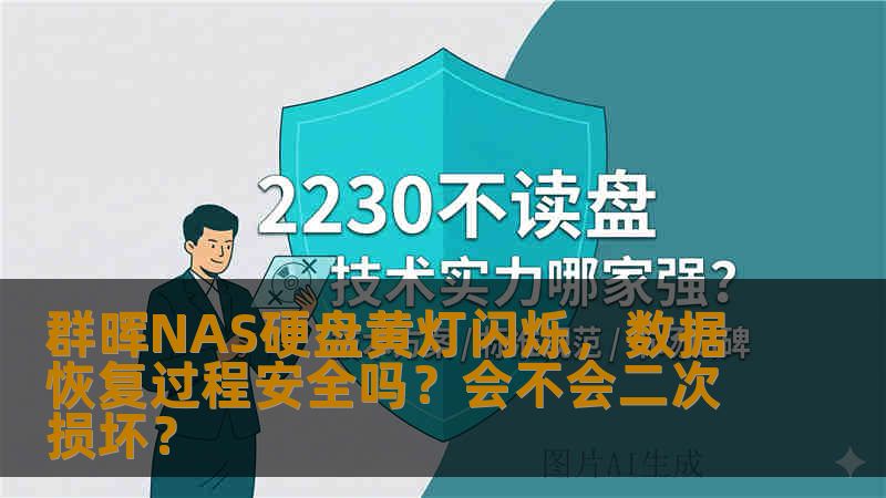 群晖NAS硬盘黄灯闪烁，数据恢复过程安全吗？会不会二次损坏？