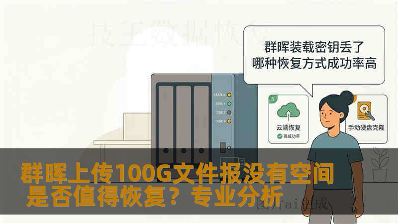 群晖上传100G文件报没有空间 是否值得恢复？专业分析
