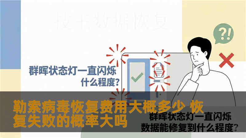 勒索病毒恢复费用大概多少 恢复失败的概率大吗