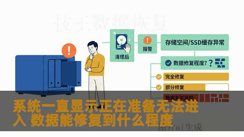 系统一直显示正在准备无法进入 数据能修复到什么程度