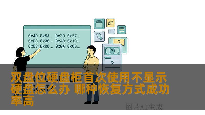 双盘位硬盘柜首次使用不显示硬盘怎么办 哪种恢复方式成功率高