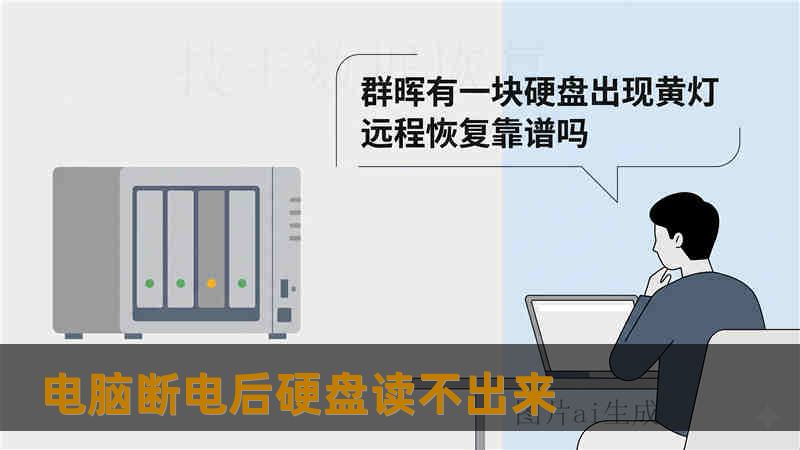 电脑断电后硬盘读不出来