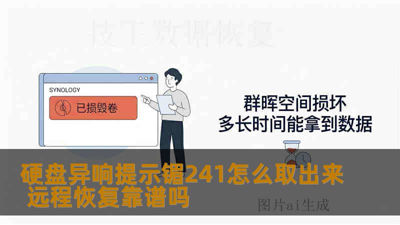 硬盘异响提示镅241怎么取出来 远程恢复靠谱吗 硬盘异响提示镅241怎么取出来 远程恢复靠谱吗