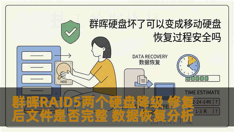 群晖RAID5两个硬盘降级 修复后文件是否完整 数据恢复分析