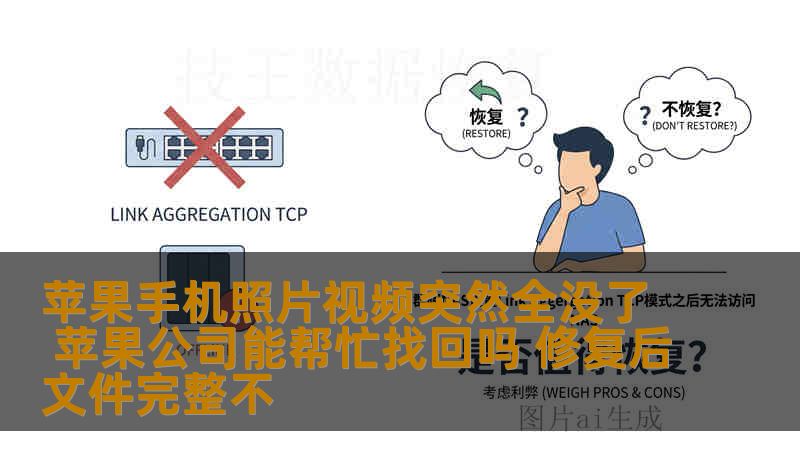 苹果手机照片视频突然全没了 苹果公司能帮忙找回吗 修复后文件完整不