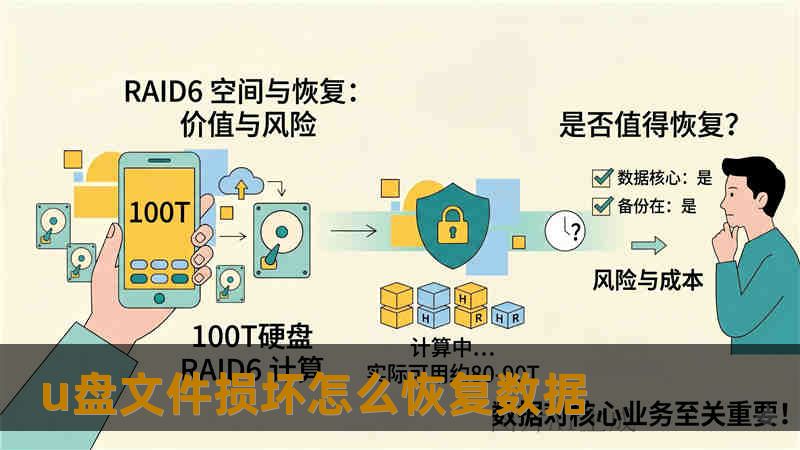 u盘文件损坏怎么恢复数据