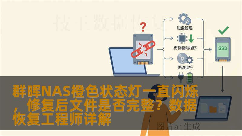 群晖NAS橙色状态灯一直闪烁,修复后文件是否完整?数据恢复工程师详解 群晖NAS橙色状态灯一直闪烁,修复后文件是否完整?数据恢复工程师详解