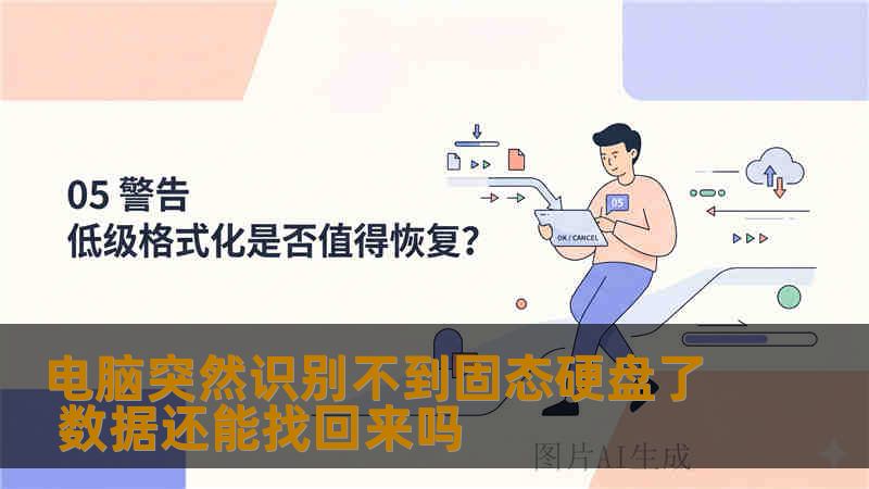 电脑突然识别不到固态硬盘了 数据还能找回来吗