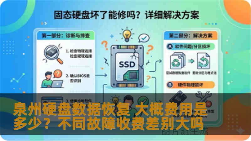 泉州硬盘数据恢复 大概费用是多少？不同故障收费差别大吗
