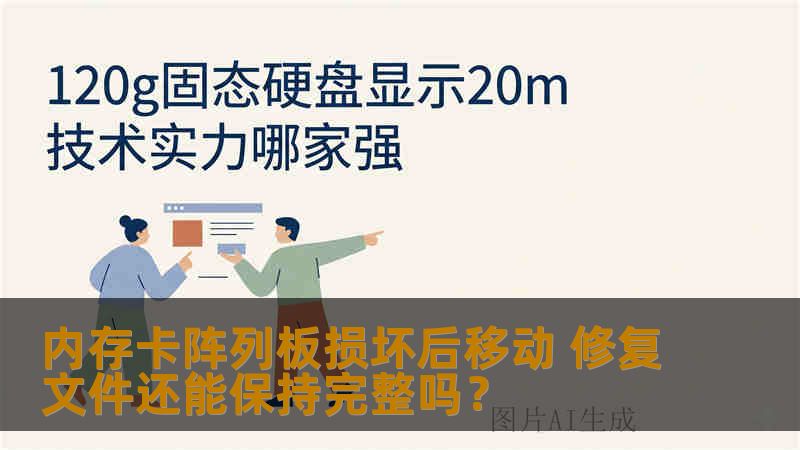 内存卡阵列板损坏后移动 修复文件还能保持完整吗？