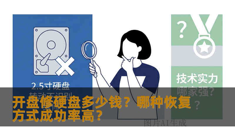 开盘修硬盘多少钱？哪种恢复方式成功率高？
