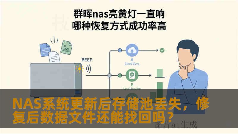 NAS系统更新后存储池丢失，修复后数据文件还能找回吗？