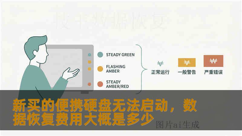 新买的便携硬盘无法启动，数据恢复费用大概是多少