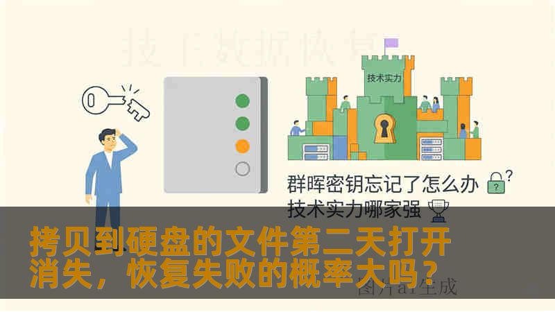 拷贝到硬盘的文件第二天打开消失，恢复失败的概率大吗？