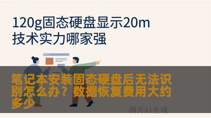 笔记本安装固态硬盘后无法识别怎么办？数据恢复费用大约多少