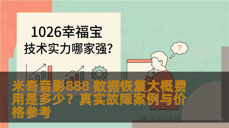 米奇音影888 数据恢复大概费用是多少？真实故障案例与价格参考
