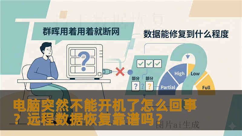 电脑突然不能开机了怎么回事？远程数据恢复靠谱吗？