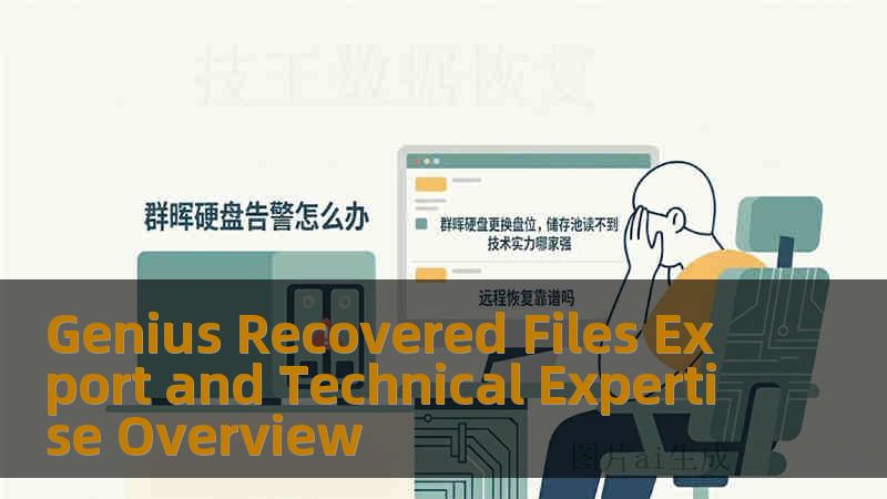 Genius Recovered Files Export and Technical Expertise Overview