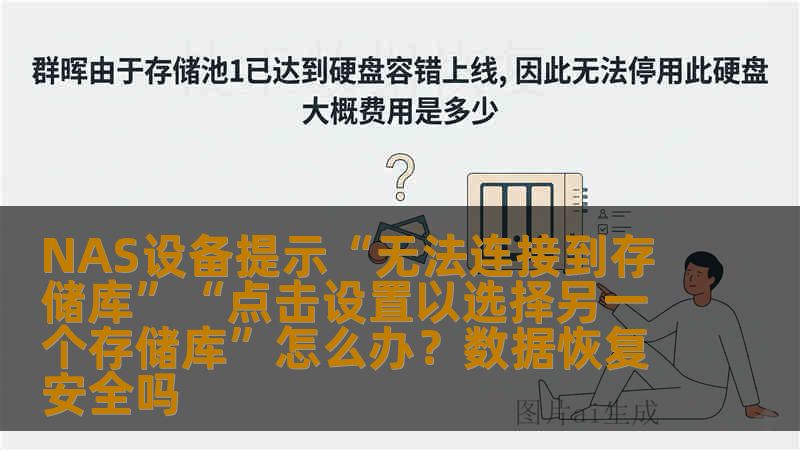 NAS设备提示“无法连接到存储库”“点击设置以选择另一个存储库”怎么办？数据恢复安全吗