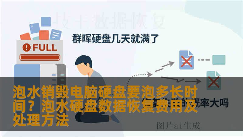 泡水销毁电脑硬盘要泡多长时间？泡水硬盘数据恢复费用及处理方法