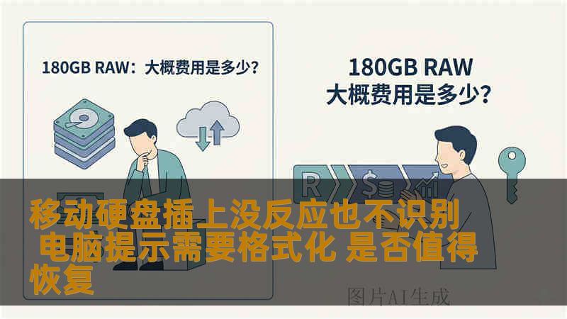 移动硬盘插上没反应也不识别 电脑提示需要格式化 是否值得恢复