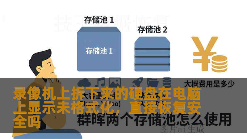 录像机上拆下来的硬盘在电脑上显示未格式化，直接恢复安全吗