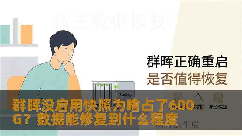 群晖没启用快照为啥占了600G？数据能修复到什么程度